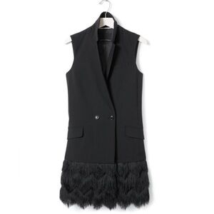 Banana Republic Fringe vest. Size 12